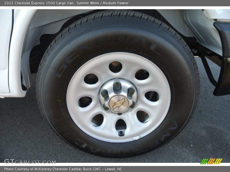 Summit White / Medium Pewter 2013 Chevrolet Express 1500 Cargo Van