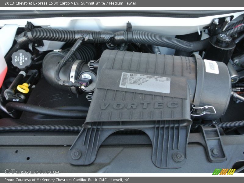 Summit White / Medium Pewter 2013 Chevrolet Express 1500 Cargo Van