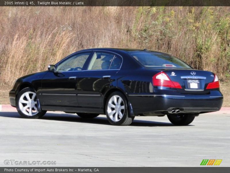 Twilight Blue Metallic / Latte 2005 Infiniti Q 45