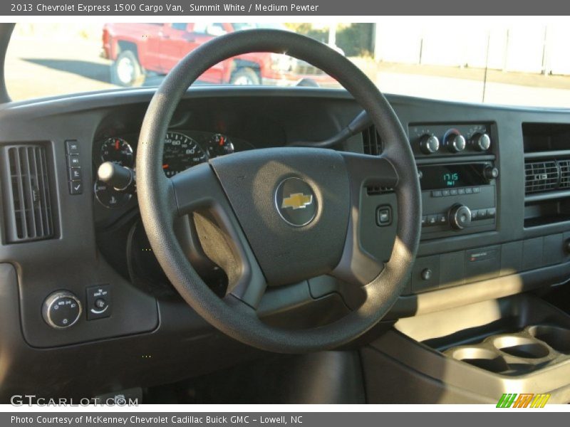 Summit White / Medium Pewter 2013 Chevrolet Express 1500 Cargo Van