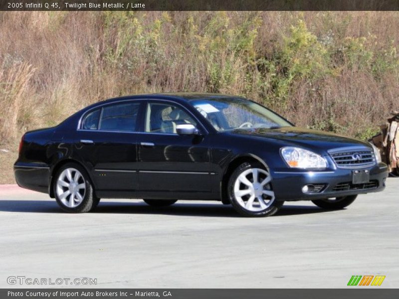 Twilight Blue Metallic / Latte 2005 Infiniti Q 45