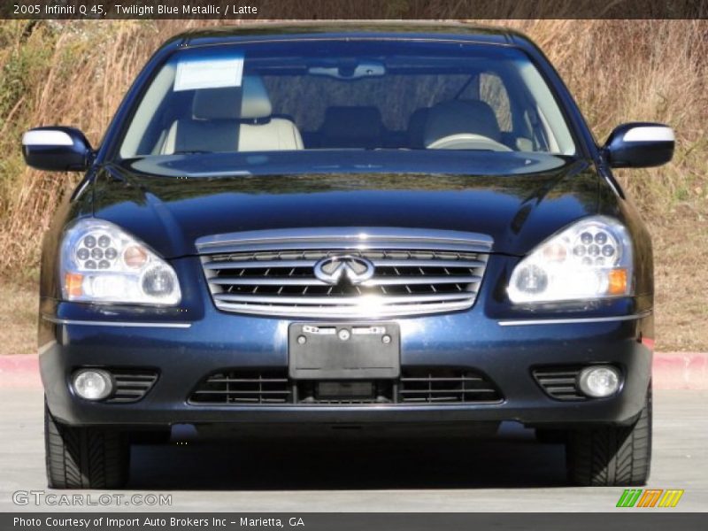 Twilight Blue Metallic / Latte 2005 Infiniti Q 45