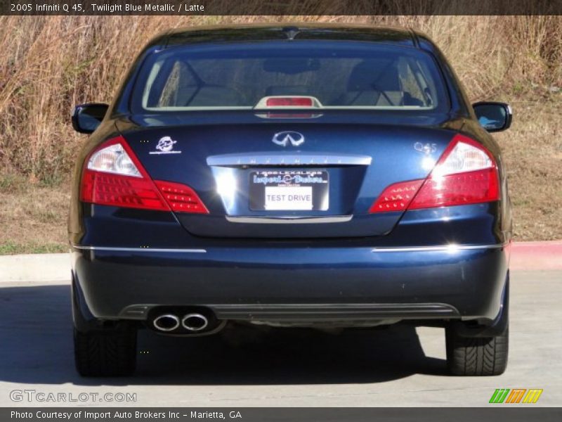 Twilight Blue Metallic / Latte 2005 Infiniti Q 45