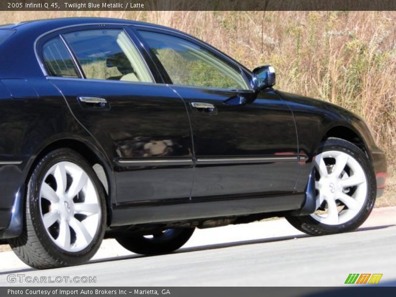 Twilight Blue Metallic / Latte 2005 Infiniti Q 45