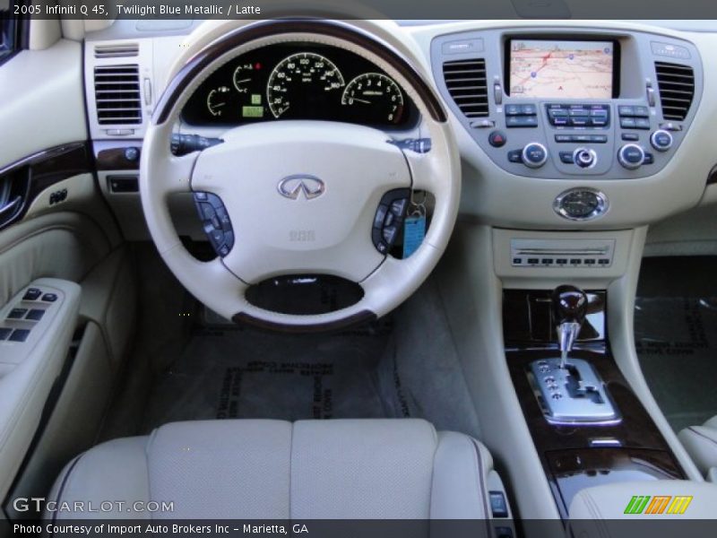 Twilight Blue Metallic / Latte 2005 Infiniti Q 45