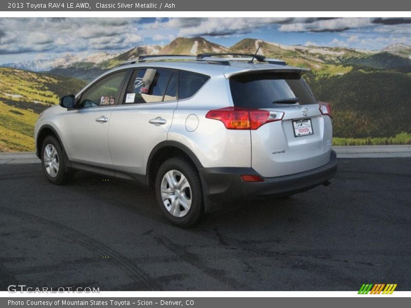 Classic Silver Metallic / Ash 2013 Toyota RAV4 LE AWD