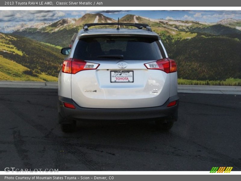 Classic Silver Metallic / Ash 2013 Toyota RAV4 LE AWD