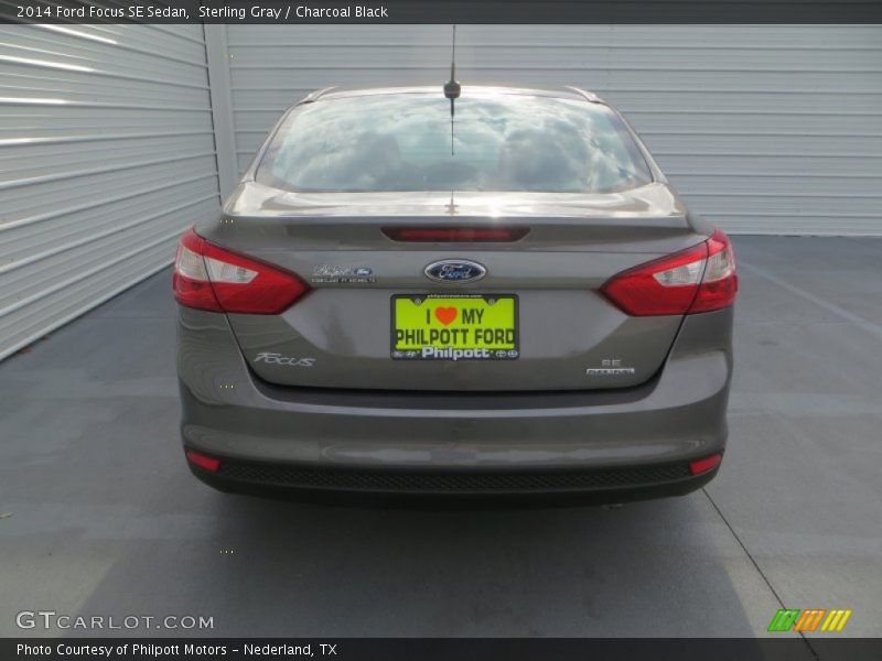 Sterling Gray / Charcoal Black 2014 Ford Focus SE Sedan