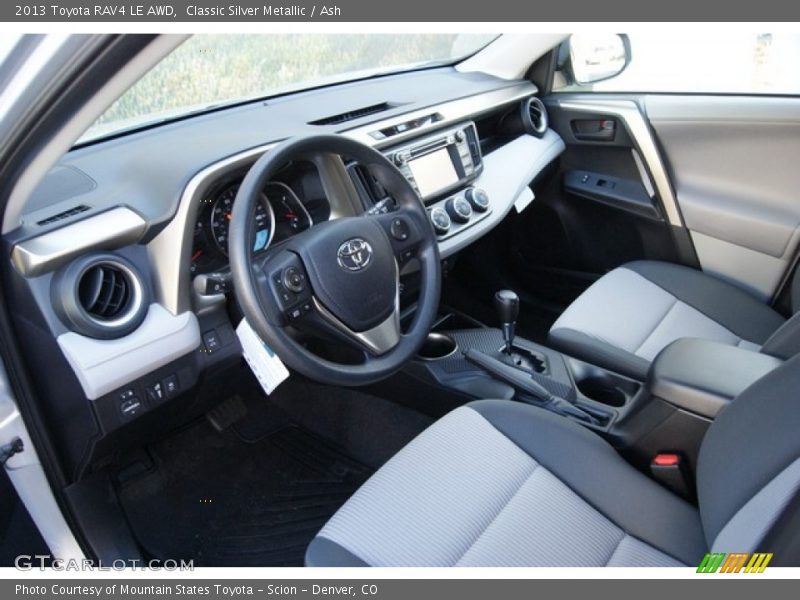 Classic Silver Metallic / Ash 2013 Toyota RAV4 LE AWD