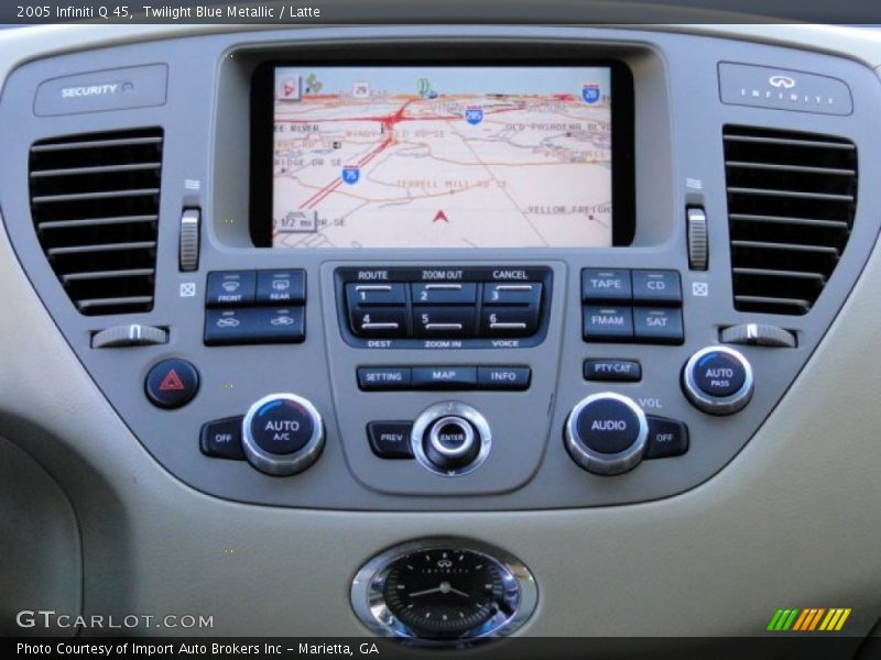 Twilight Blue Metallic / Latte 2005 Infiniti Q 45