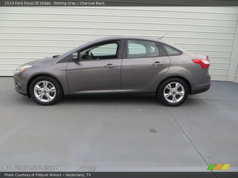 Sterling Gray / Charcoal Black 2014 Ford Focus SE Sedan