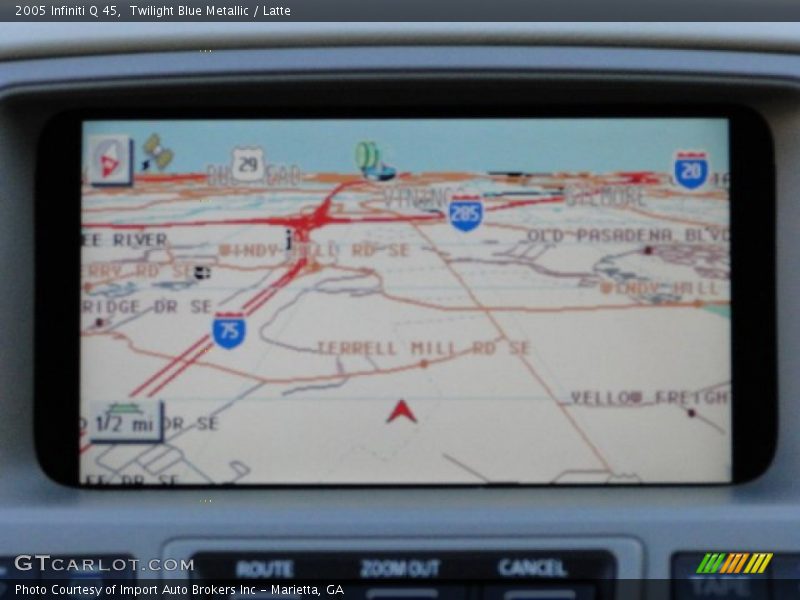 Twilight Blue Metallic / Latte 2005 Infiniti Q 45