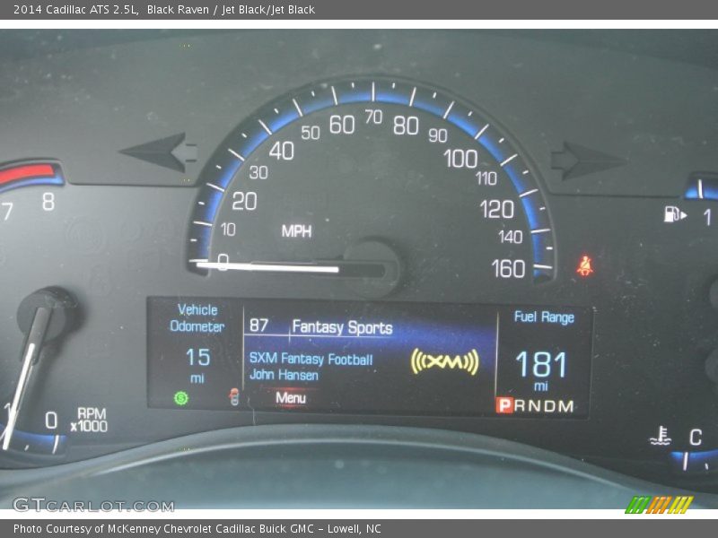 Black Raven / Jet Black/Jet Black 2014 Cadillac ATS 2.5L