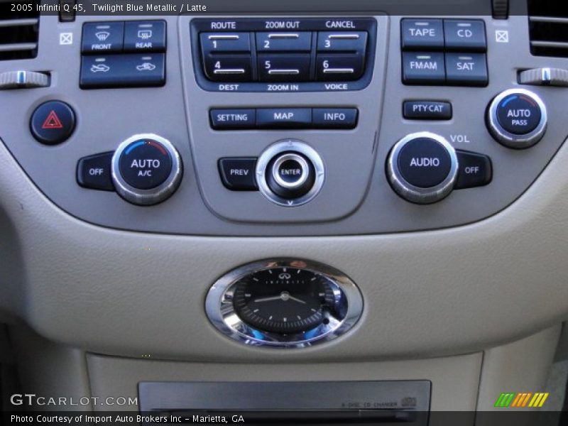 Twilight Blue Metallic / Latte 2005 Infiniti Q 45