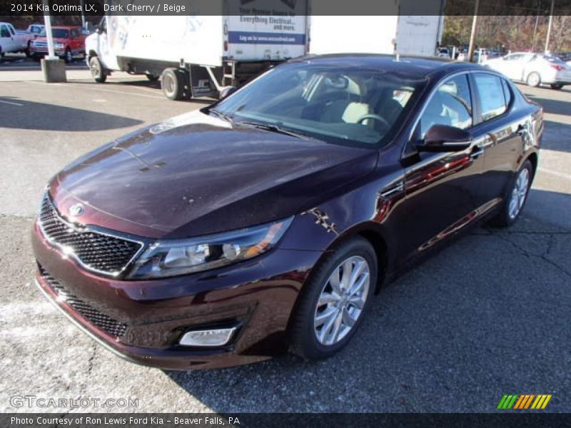 Dark Cherry / Beige 2014 Kia Optima LX