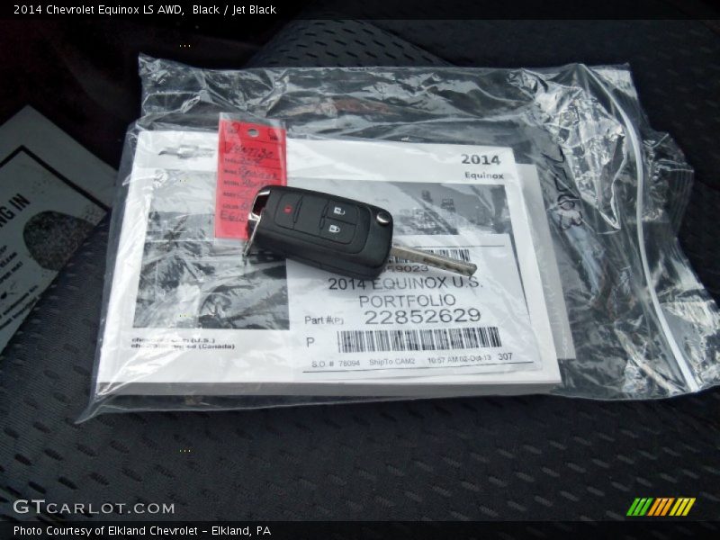 Black / Jet Black 2014 Chevrolet Equinox LS AWD