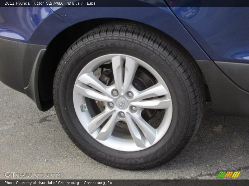 Iris Blue / Taupe 2012 Hyundai Tucson GLS AWD