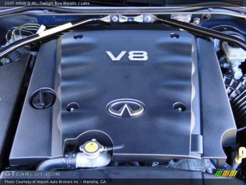 Twilight Blue Metallic / Latte 2005 Infiniti Q 45