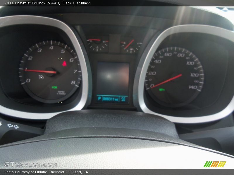 Black / Jet Black 2014 Chevrolet Equinox LS AWD