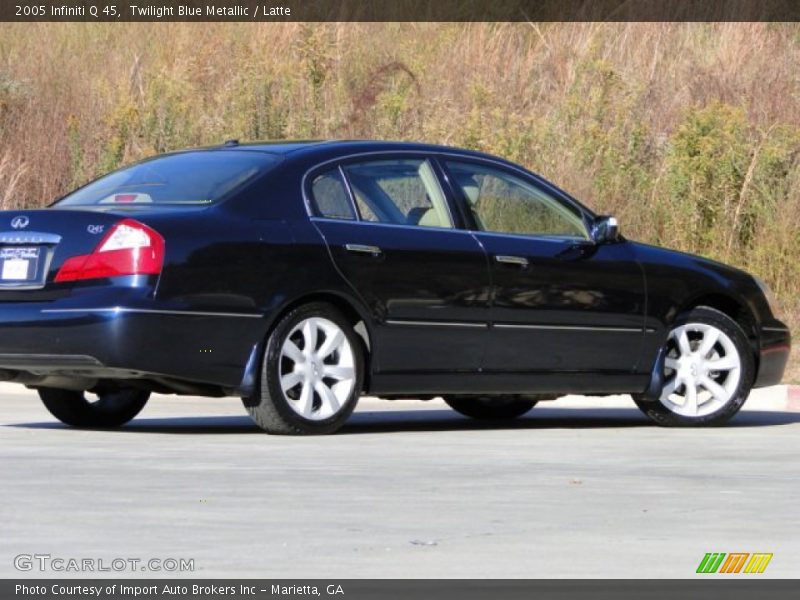 Twilight Blue Metallic / Latte 2005 Infiniti Q 45
