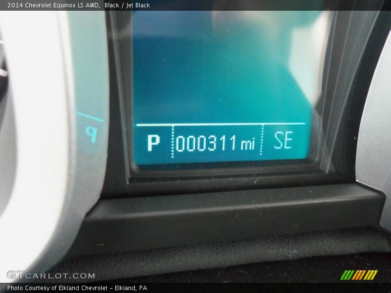 Black / Jet Black 2014 Chevrolet Equinox LS AWD
