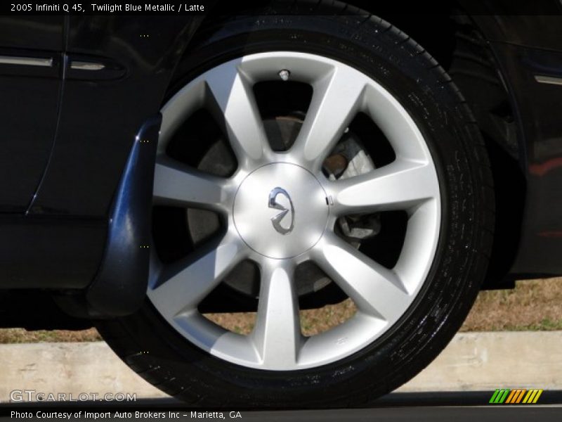 Twilight Blue Metallic / Latte 2005 Infiniti Q 45