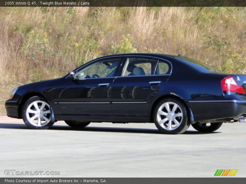 Twilight Blue Metallic / Latte 2005 Infiniti Q 45