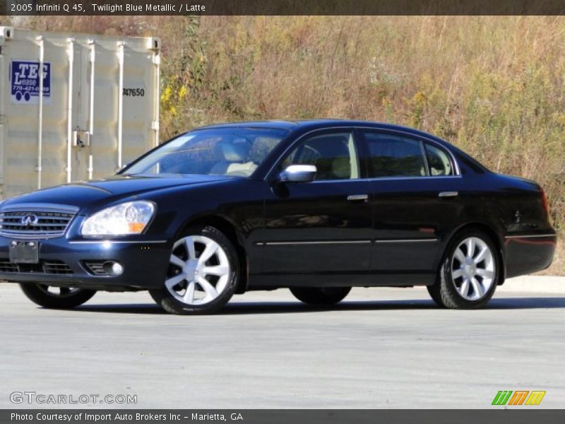 Twilight Blue Metallic / Latte 2005 Infiniti Q 45