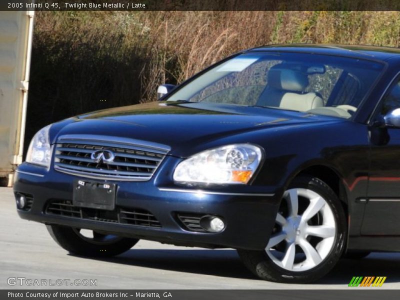 Twilight Blue Metallic / Latte 2005 Infiniti Q 45