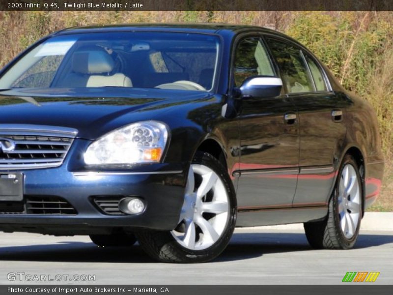 Twilight Blue Metallic / Latte 2005 Infiniti Q 45