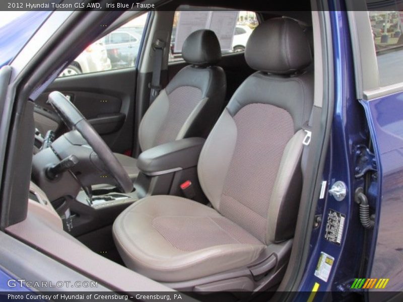Iris Blue / Taupe 2012 Hyundai Tucson GLS AWD