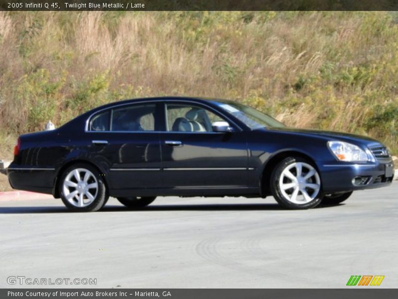Twilight Blue Metallic / Latte 2005 Infiniti Q 45