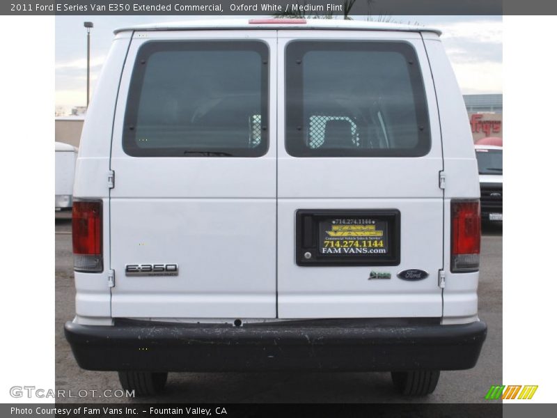 Oxford White / Medium Flint 2011 Ford E Series Van E350 Extended Commercial