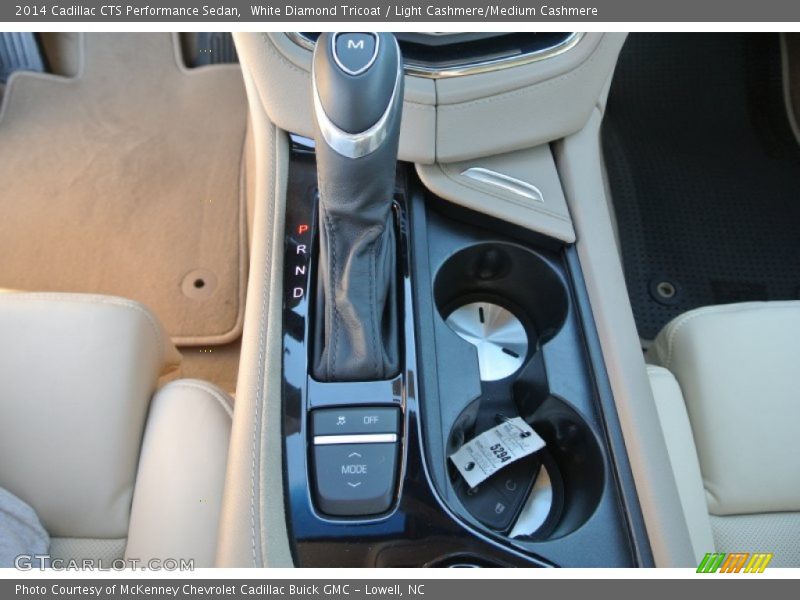 White Diamond Tricoat / Light Cashmere/Medium Cashmere 2014 Cadillac CTS Performance Sedan
