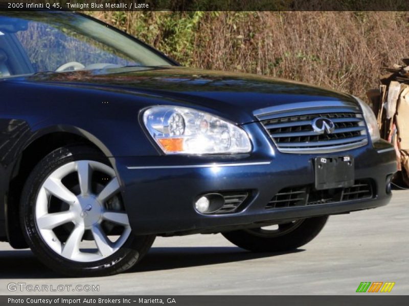 Twilight Blue Metallic / Latte 2005 Infiniti Q 45