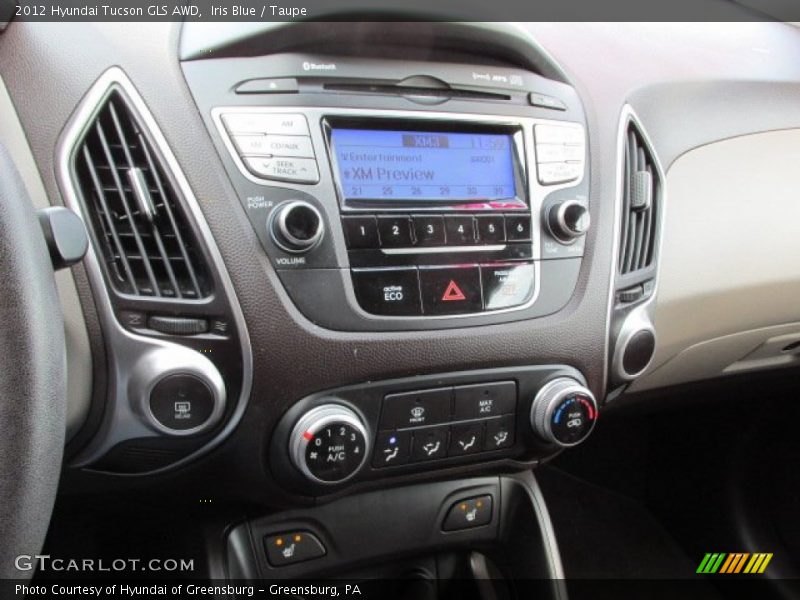 Iris Blue / Taupe 2012 Hyundai Tucson GLS AWD