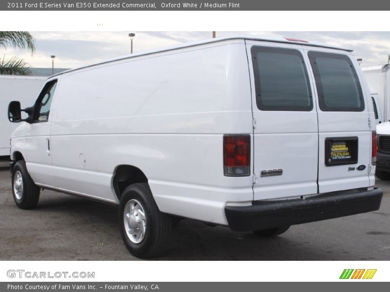 Oxford White / Medium Flint 2011 Ford E Series Van E350 Extended Commercial