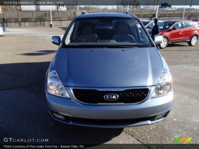 Glacier Blue / Gray 2014 Kia Sedona LX