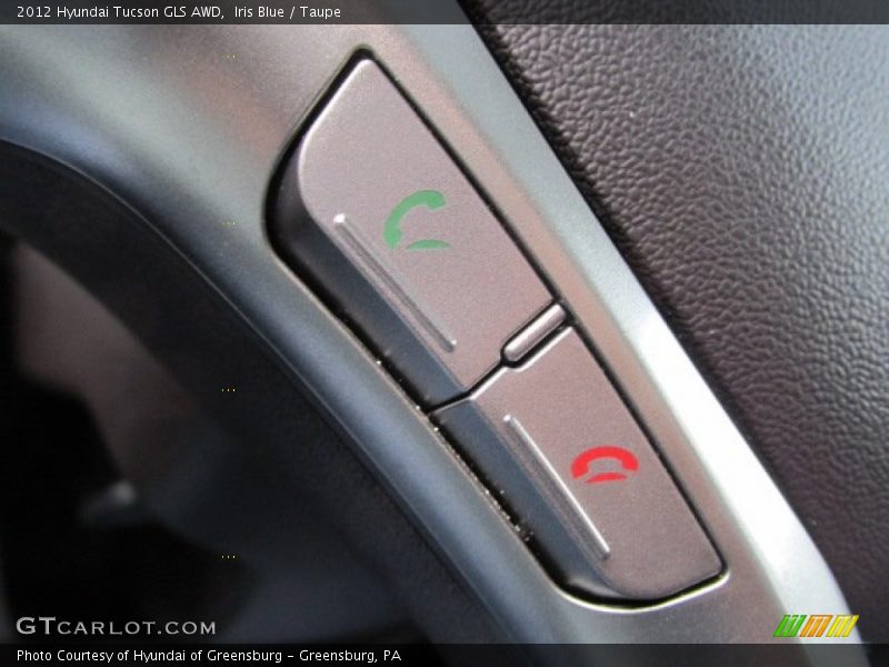 Iris Blue / Taupe 2012 Hyundai Tucson GLS AWD