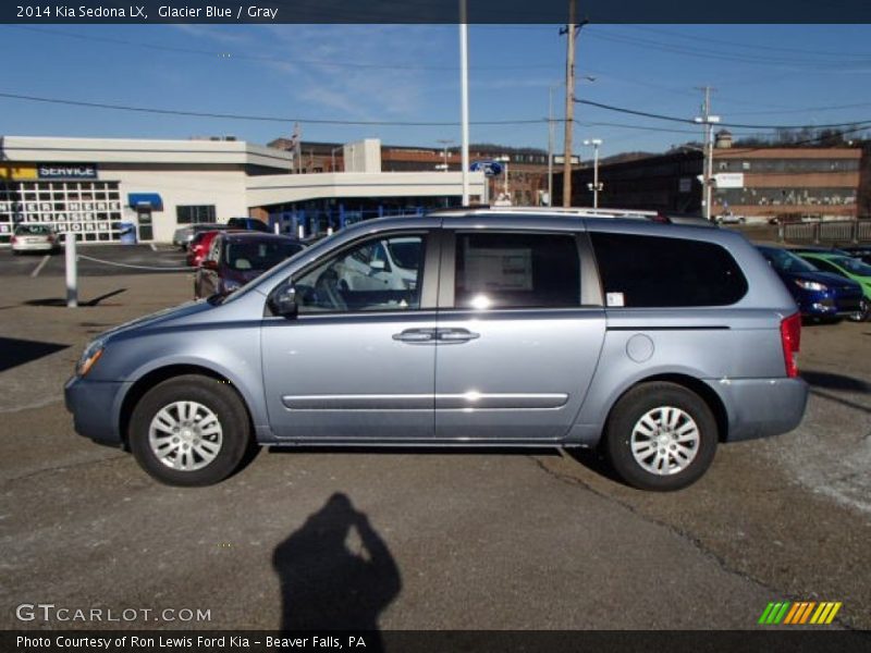 Glacier Blue / Gray 2014 Kia Sedona LX