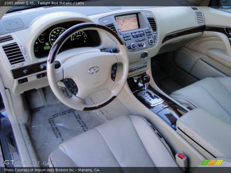 Twilight Blue Metallic / Latte 2005 Infiniti Q 45