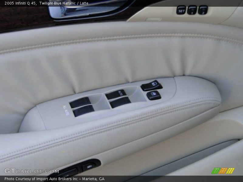 Twilight Blue Metallic / Latte 2005 Infiniti Q 45