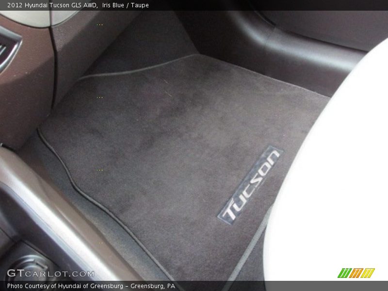 Iris Blue / Taupe 2012 Hyundai Tucson GLS AWD