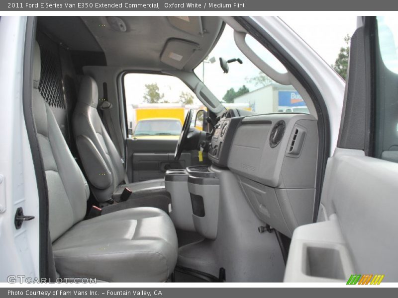 Oxford White / Medium Flint 2011 Ford E Series Van E350 Extended Commercial