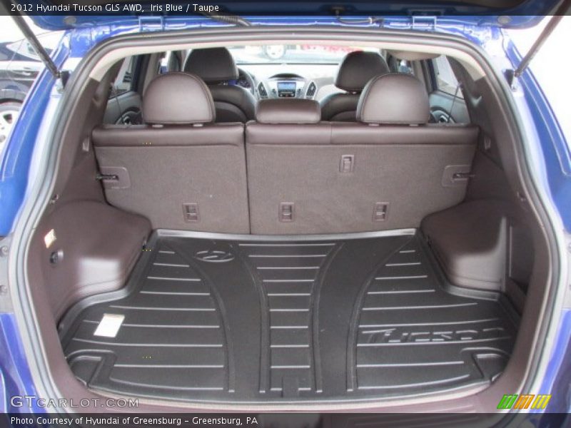Iris Blue / Taupe 2012 Hyundai Tucson GLS AWD