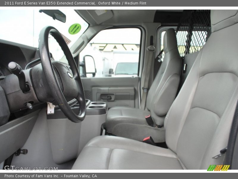 Oxford White / Medium Flint 2011 Ford E Series Van E350 Extended Commercial