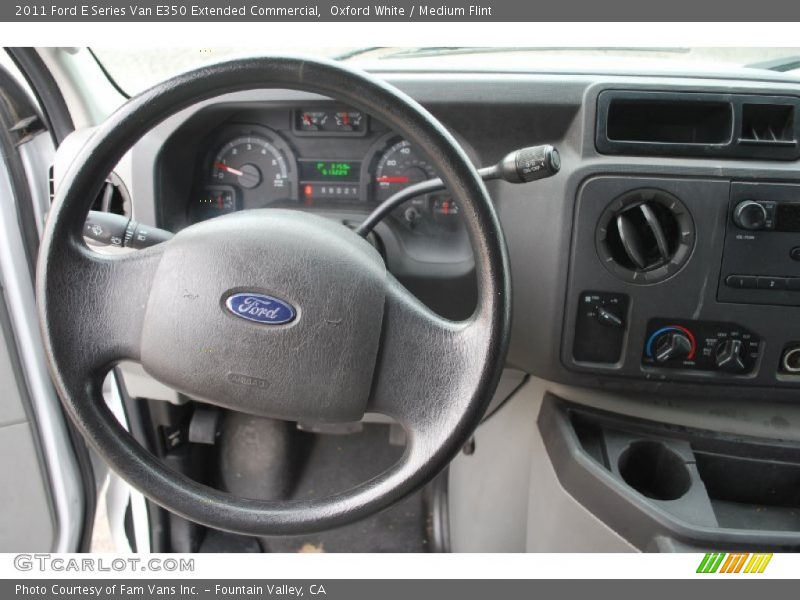 Oxford White / Medium Flint 2011 Ford E Series Van E350 Extended Commercial