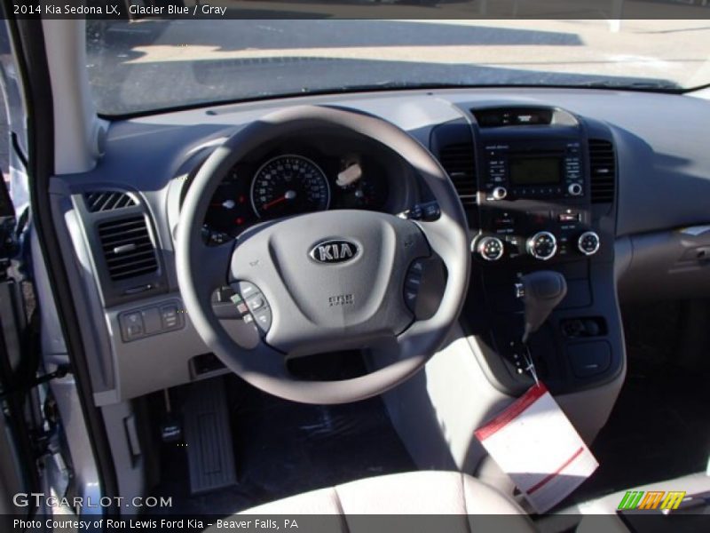 Glacier Blue / Gray 2014 Kia Sedona LX