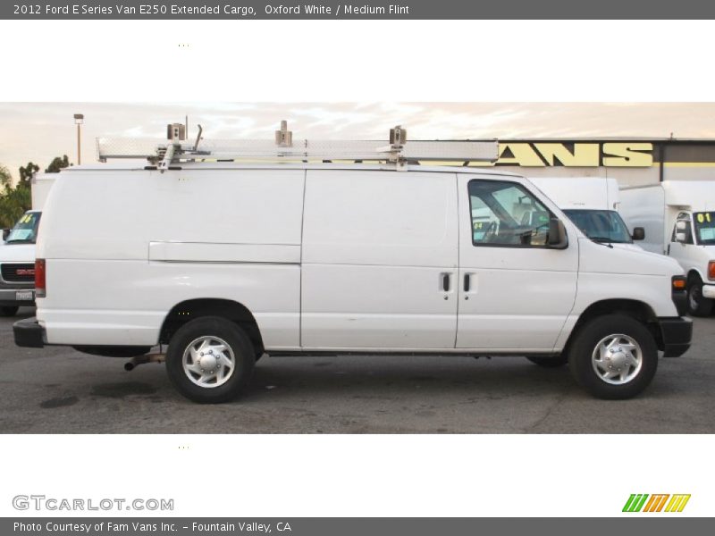 Oxford White / Medium Flint 2012 Ford E Series Van E250 Extended Cargo