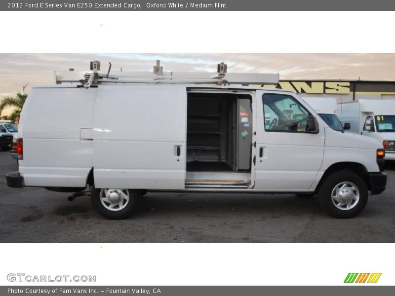 Oxford White / Medium Flint 2012 Ford E Series Van E250 Extended Cargo